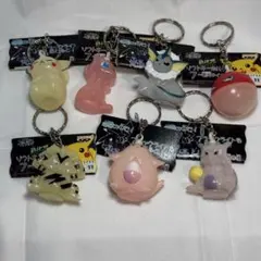 ポケモン ソフトキーホルダー 7点セット 【25年前のレトロ品】