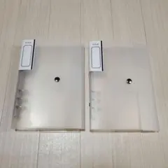 新品◇ セリア 6リングバインダー ６穴ファイル シール帳 ２セット