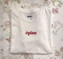 epine Tシャツ embroidery 赤 ロゴ