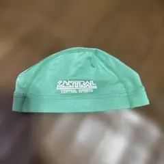 CENTRAL SPORTS 水泳帽 緑色 ポリエステル製