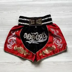 THAI BOXING ムエタイパンツ ショーツ L タイ製 刺繍のサムネイル
