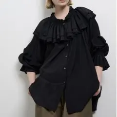 LANVIN en Bleu ボリュームカラーブラウス 38 ランバンオンブルーのサムネイル