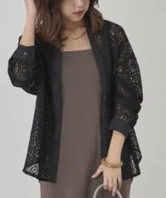 NICE CLAUP新品！春服レースシャツ