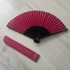 扇子 せんす 非売品 LIVEDAM 景品　ピンク