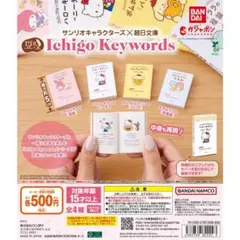 豆ガシャ本 サンリオキャラクターズ×朝日文庫 Ichigo Keywords全種