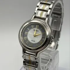 SEIKO SOLAR V182-0C70 ローマ 稼動品