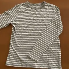 UNIQLO 長袖カットソー 150 ストライプ