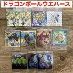 ドラゴンボール 超戦士シールウエハース超 ゴッドレア 孫悟飯 トランクス 孫悟空