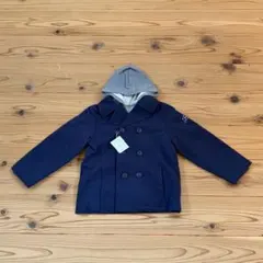 【新品タグ付】BeBe 3WAY ピーコート 120 ネイビー べべ パーカー付
