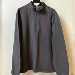 ハーフジップ スウェット