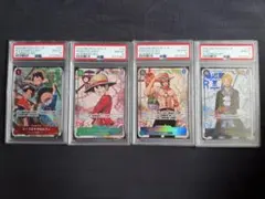 ワンピース 受け継がれる意志 ルフィ エース サボ 三兄弟 PSA10 4連番