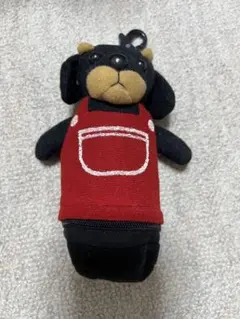 犬のぬいぐるみ型ポーチとエコバッグセット