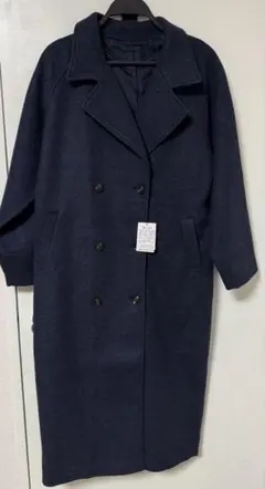 ダブルボタンロングコート 定価￥15,800＋税