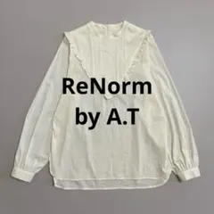 ReNorm by A.T フリルピンタックブラウス poconyanコラボ