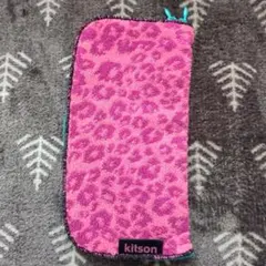 kitson ヒョウ柄タオルポーチ ピンクのサムネイル