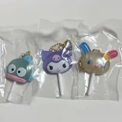 サンリオ カラフルキャンディチャーム ウサハナ ハンギョドン クロミ ガチャ