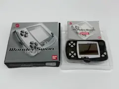 【箱あり】BANDAI WonderSwan 本体 カラー：クリスタルブラック