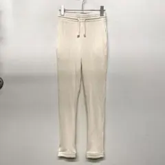 RED Chop Works 36 IVORY コットン リブ パンツ