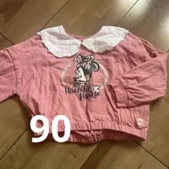 futafuta ミニーマウス トレーナー 90サイズ ピンク バースデイ