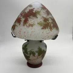 レア】昭和レトロ 陶器製 ランプシェード/ナチュラルな図柄と癒しの 
