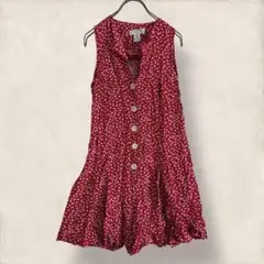 エクスプレス ノースリーブ コンビネゾン ホットパンツ アメリカ製 1698