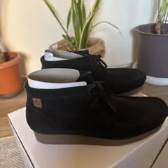 ブラックスエードハイカットブーツ