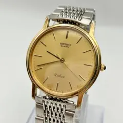 稼働品　SEIKO セイコー ドルチェ クォーツ　腕時計　メンズ　新品電池