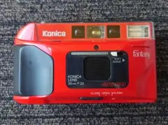 Konica fantasy コンパクトカメラ 35mm F3.5 ジャンク赤のサムネイル