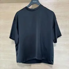 ZARA サテン 半袖トップス ブラックのサムネイル
