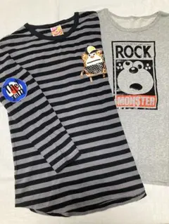 希少・2枚セット】PINK DRAGON ピンクドラゴン Tシャツ ロカビリー