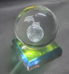 イルカ 3Dクリスタル 置物 ガラス製のサムネイル