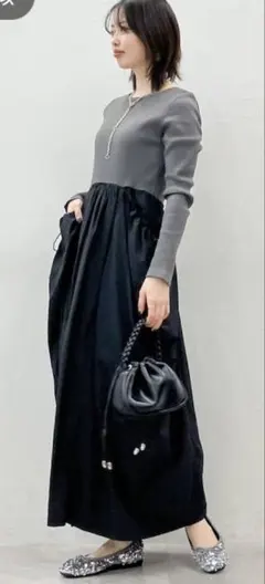 ⭕️ おやすみ中様専用ローリーズファーム 2WAYＤギャザーポケワンピース新品未使