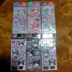 サンリオ　マイコーディネートシール　マイメロ　クロミ　正規　6パックセット