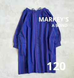 MARKEY'S A BOND 先染め 2way ワンピース インド綿 120