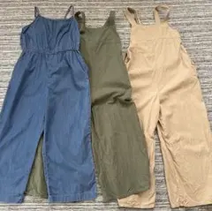 UNIQLO オーバーオール 3点セット 140