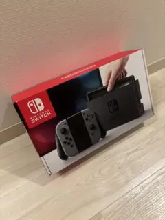 Nintendo Switch 本体とオレンジケース　（本体グレー）