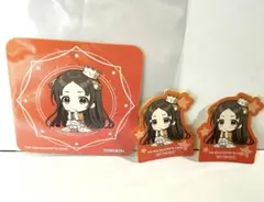 学マス　SMILE BASE CAFE 千奈　特典　コースター、ステッカー