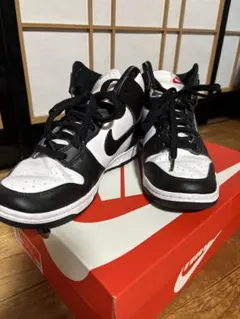 W NIKE DUNK HIGH ホワイト/ブラック