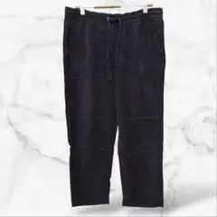 【ギャップ】7分丈カジュアルストレートパンツ メンズ(M)ウエストゴム 薄手