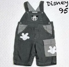 【美品】ミッキー デニム オーバーオール