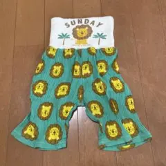 ライオン柄 ベビーパジャマ 90cm