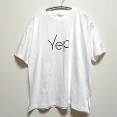 新品タグ付きSamansa Mos2 blue 接触冷感ロゴTシャツ 　オフのサムネイル