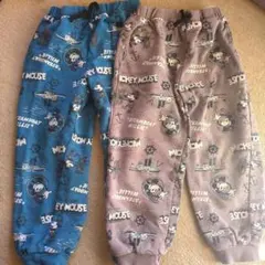 Disney 100 ミッキーマウス 長ズボン 120cm 2枚セット