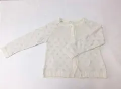 美品　センスオブワンダー　ホワイトカーディガン 100cm