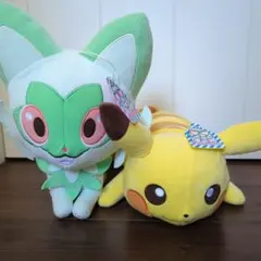 中国限定】ポケモン 漢服コスチューム ピカチュウ（オス） ぬいぐるみ