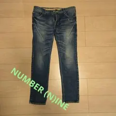 【週末限定セール】NUMBER (N)INE デニムパンツ ナンバーナイン【美品のサムネイル