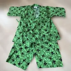 MINECRAFT クリーパー柄 甚平 140