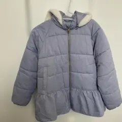 ライトブルー フリース付きコート 150cm