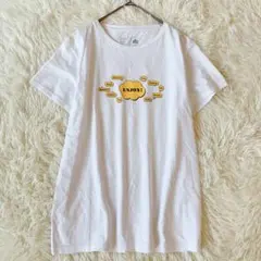 ロゴス ロゴプリント半袖Tシャツ（L）コットン アウトドア 白のサムネイル