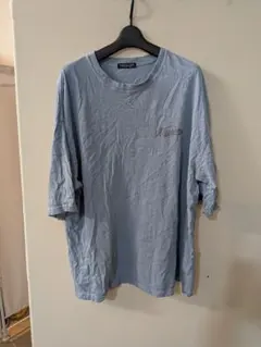 JEANING WILD 로고 자수 티셔츠 블루 L